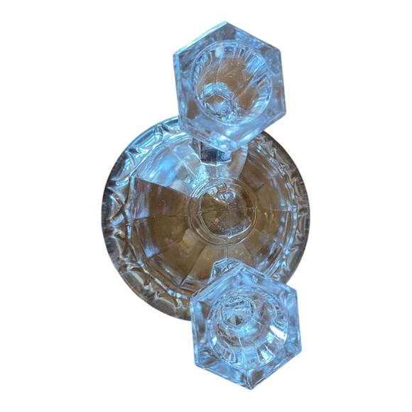 Vintage double light candlestick by Imperial Glass. Vintage 1935-1950 mint! - Picture 3 of 5